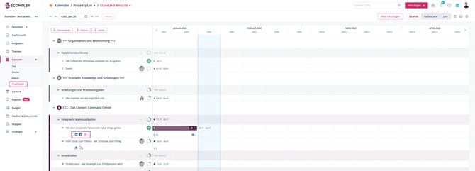 2_DE_Beitragsicons umrandet + Projektplan links umrandet