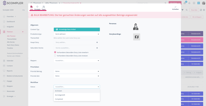 Bulk Export_Bearbeiten