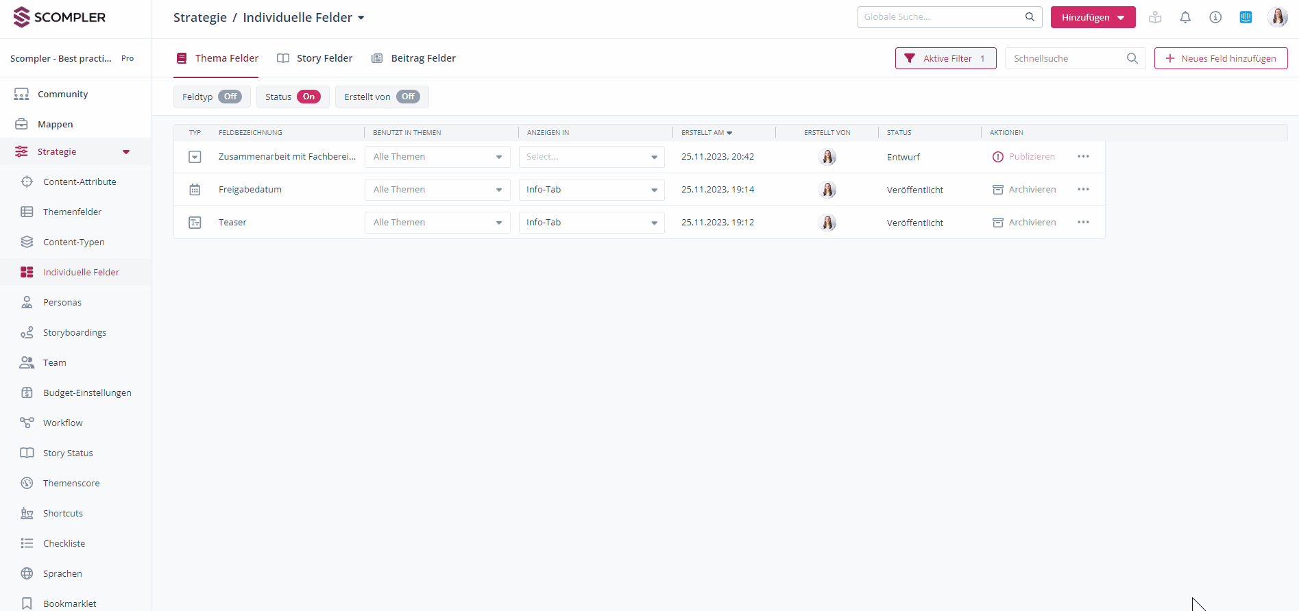 3_Custom Fields_Feld konfigurieren_DE