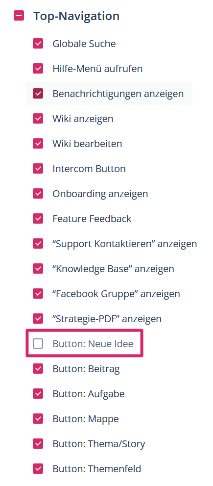 DE_09_ Einstellungen Button Neue Idee