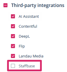 01_EN_Staffbase in Projekteinstellungen aktivieren