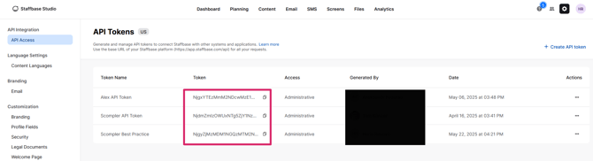 EN_02_Staffbase Token kopieren