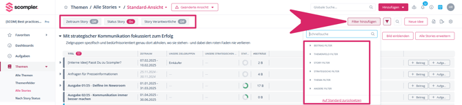 DE_03_Filter in Alle Story-Ansicht