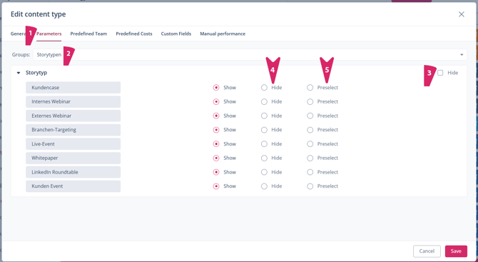 Content Type - Strategy and Team 1