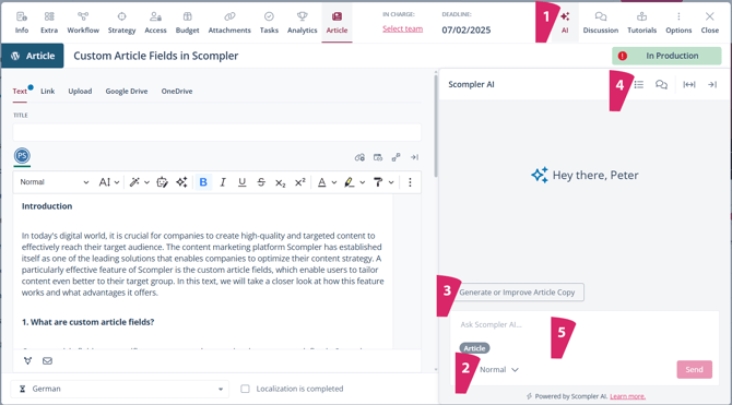 Scompler AI in article card