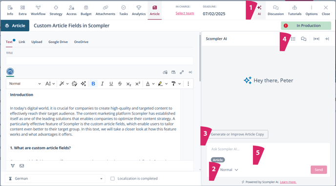 Scompler AI in article card