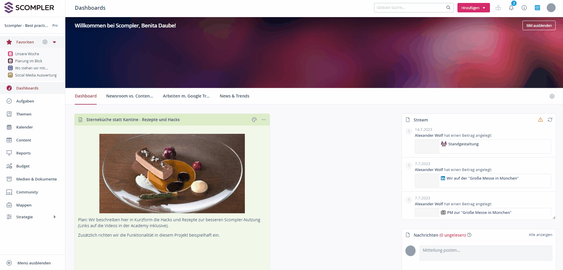 1_Budget Reports_Aufrufen Budgetbereich_DE