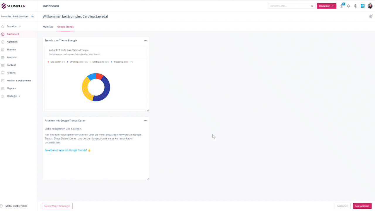 Korrektur_Tab gestalten