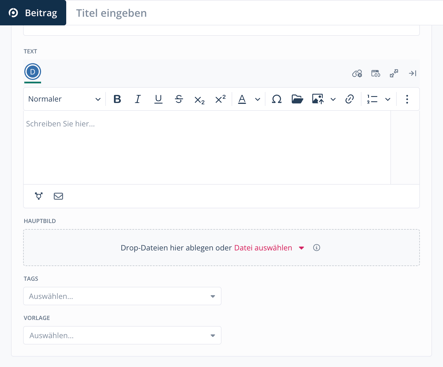 PressPage Tags Templates DE