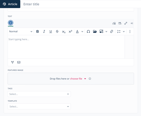 PressPage Tags Templates EN