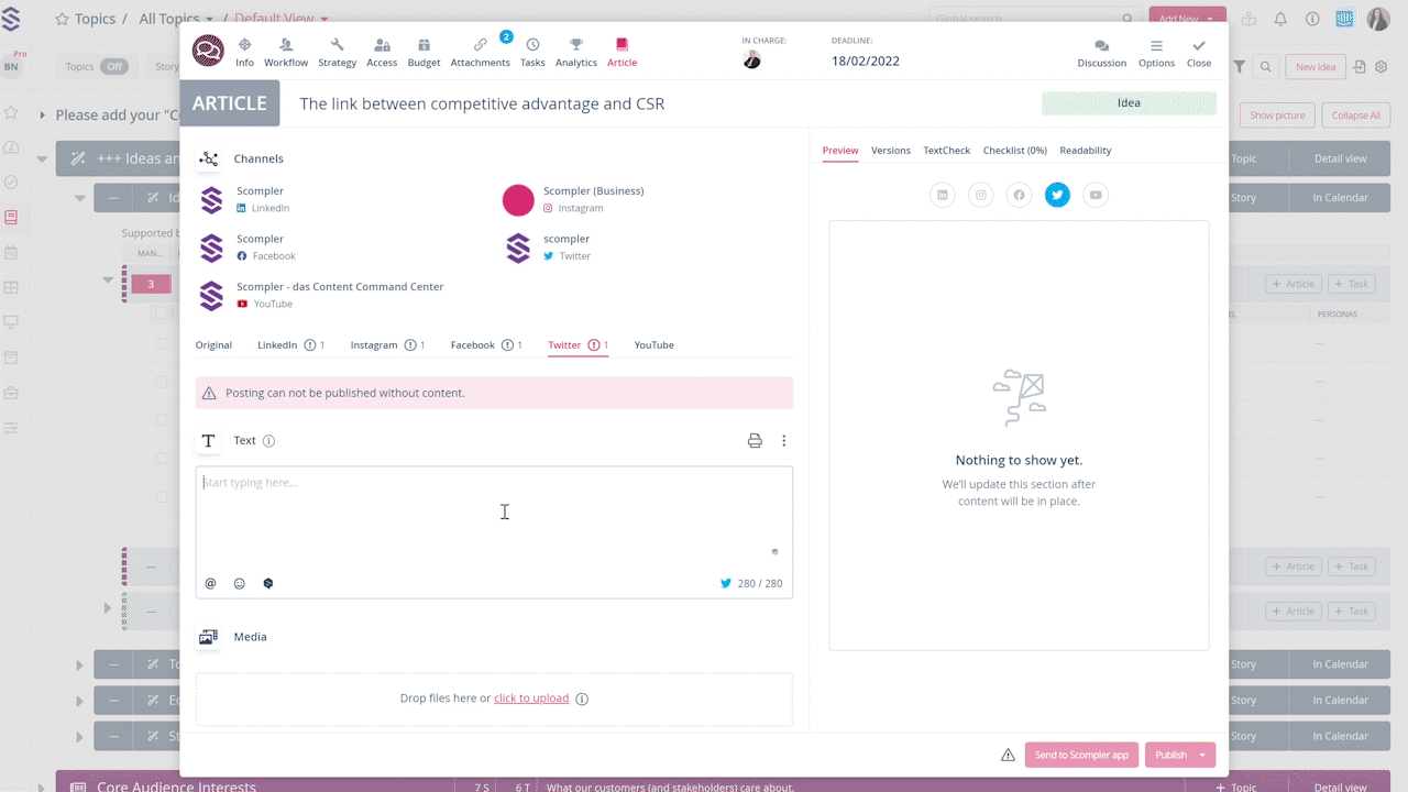 Text -Formatierung EN-1